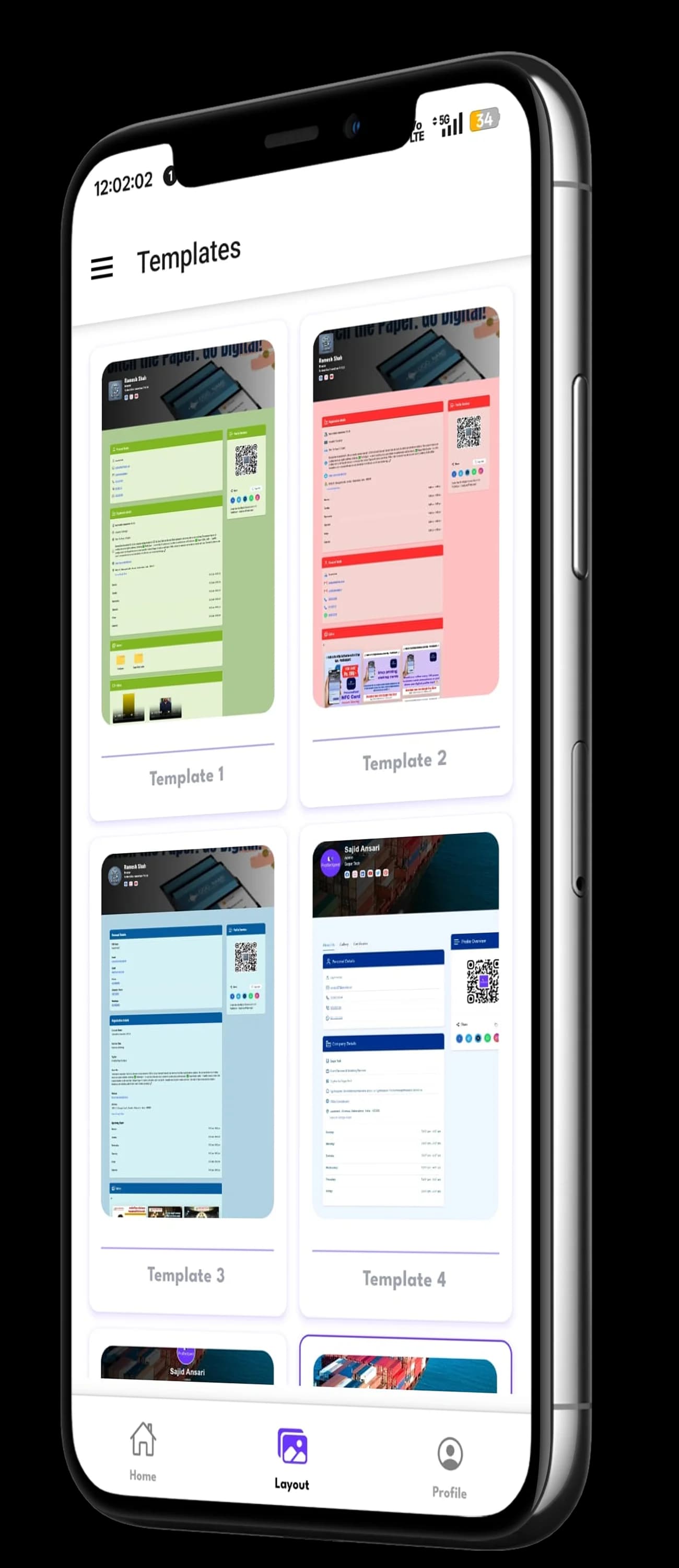 20+ Templates & Customization phone mockup